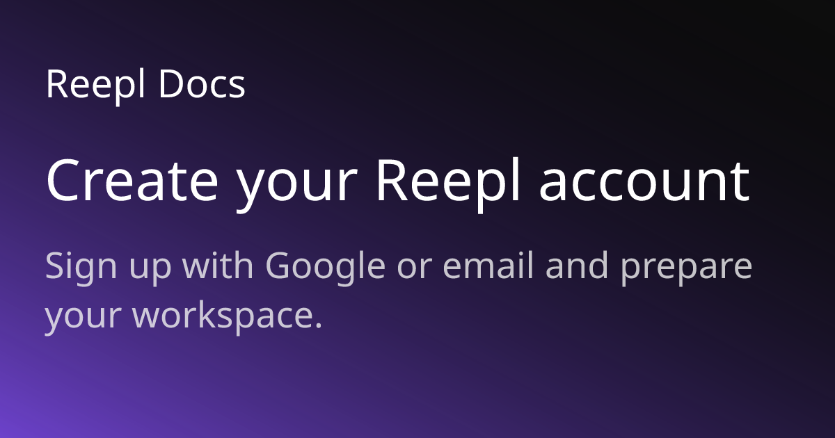 How to Install the Reepl Web Platform | Reepl Documentation | Reepl Docs